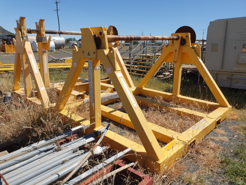 Rockcrush cable drum stand