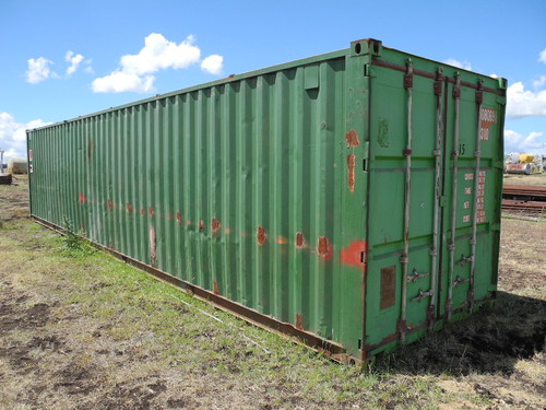 Shipping container, 40 foot, modified