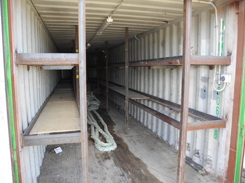 Shipping container, 40 foot, modified