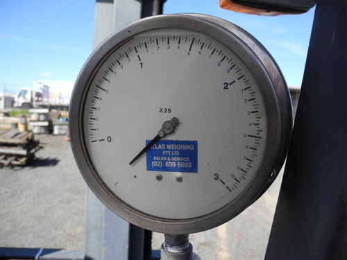 Linde 3 tonne Diesel forklift scales