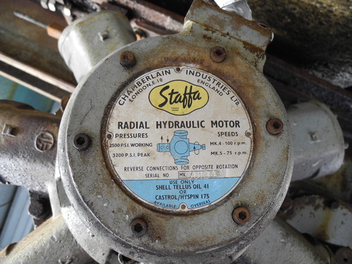 Rotary drum hydraulic motor