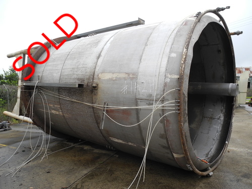 38000 litre stainless steel silo