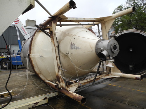 38000 litre stainless steel silo