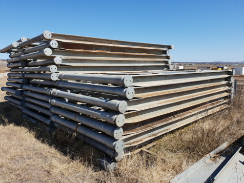 Galvanised storage skid