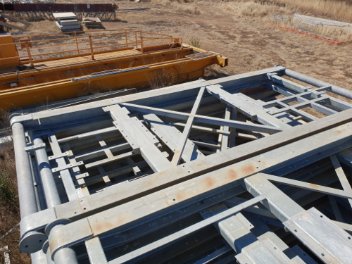 Galvanised storage skid