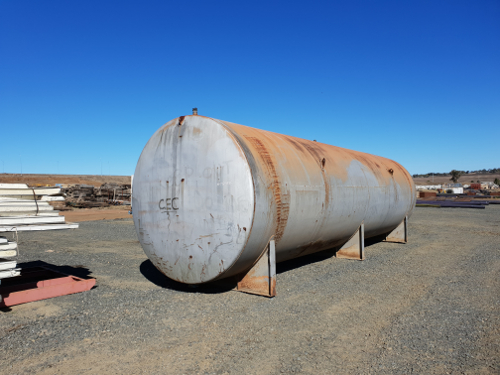 57,000L steel tank