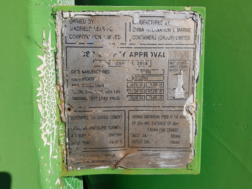 Cement powder ISO tank for sale at NKF Group