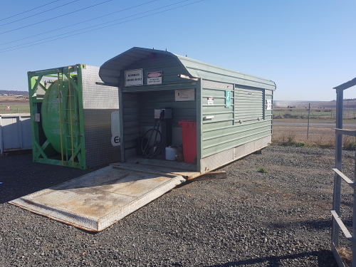 Used 9,400L bunded fuel cell building at NKF Group