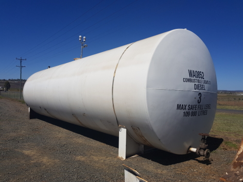 109,000L diesel tank