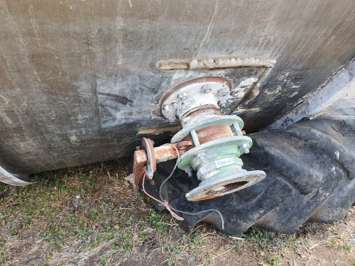 110,000L stainless steel tank