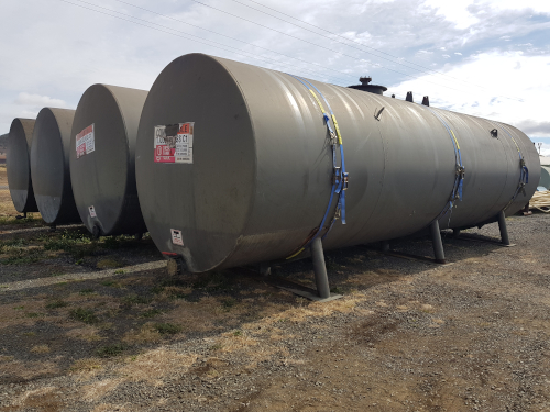 53,600 litre steel diesel tank