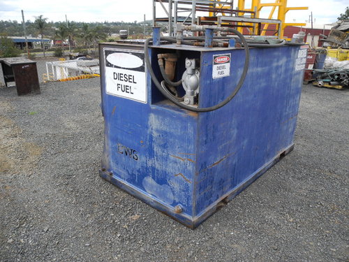 1000 litre diesel, 1000/5 litre lube tank